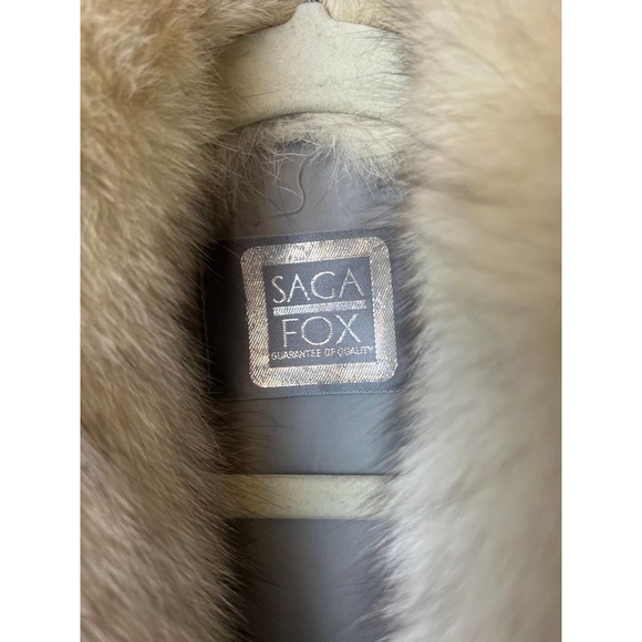 Saga Furs Luxurious Fox Fur Coat Sz. L - Picture 2 of 14